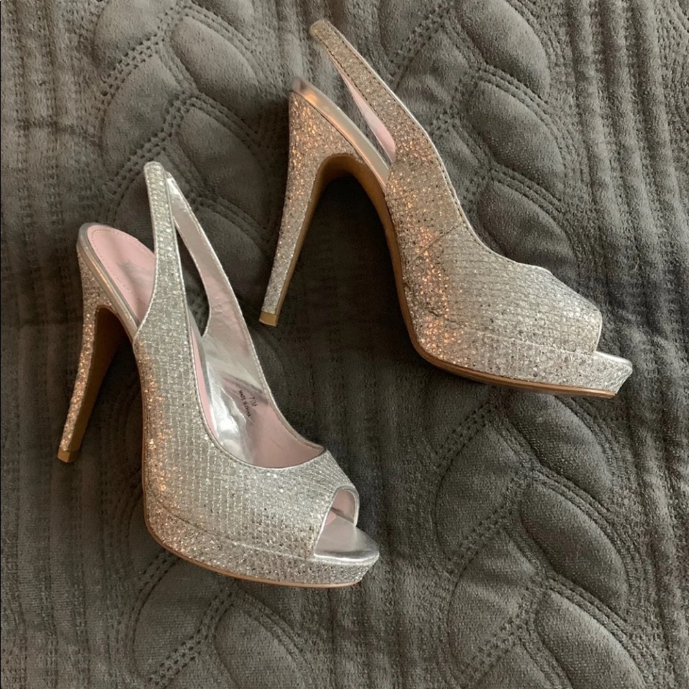 Silver heels